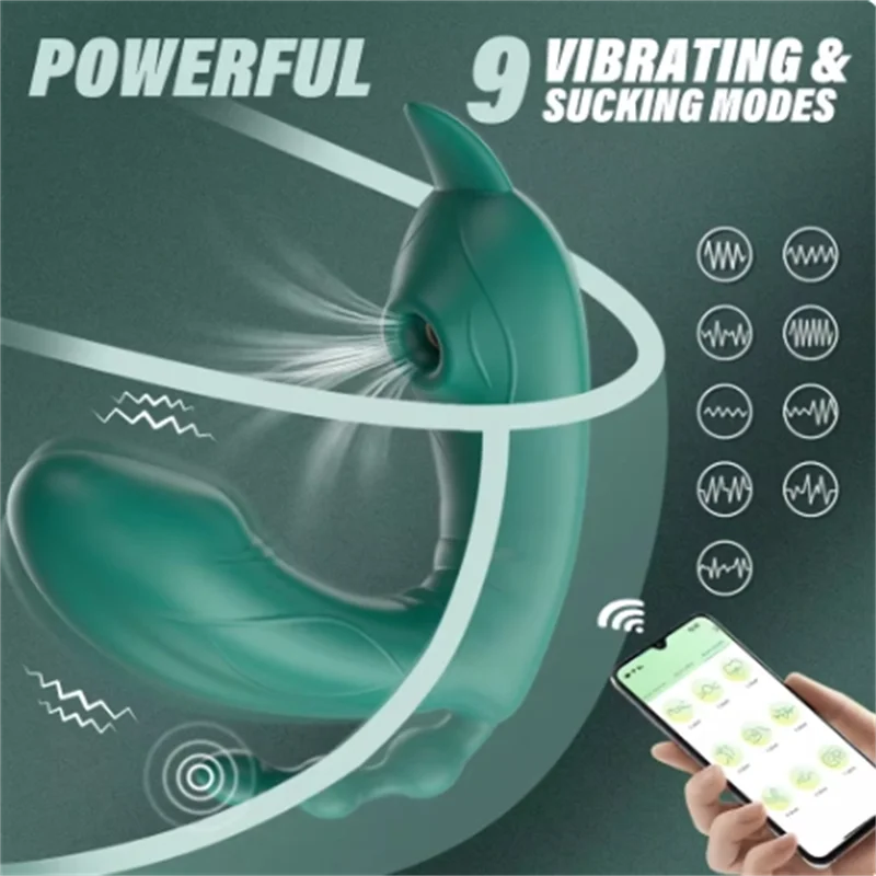 Vibromasseur à succion portable pour femme, 3 en 1, point G, anal, stimulateur de clitoris, culotte, mastjaune, adulte, femme, produit, jouets, 7.0 1