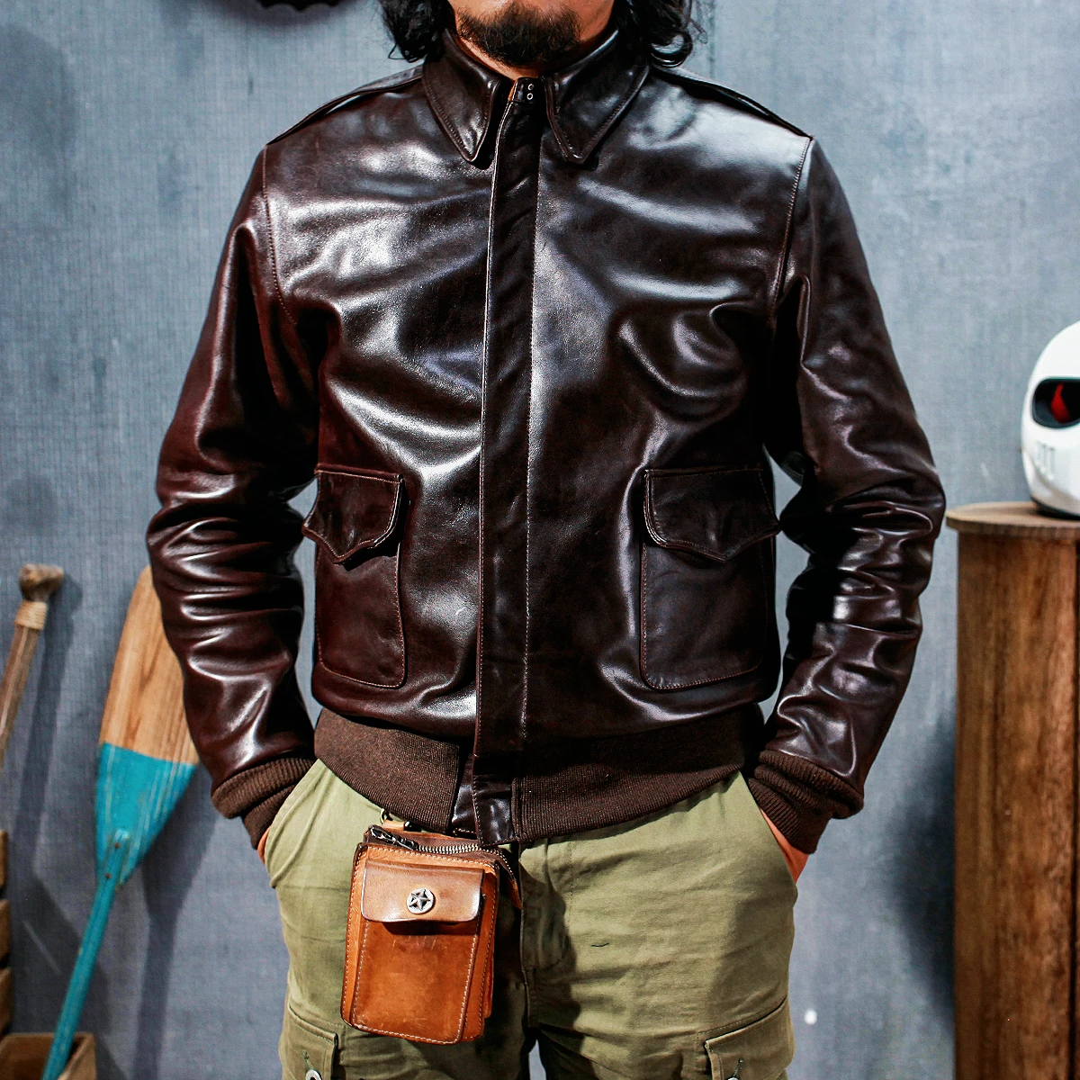 SDC2380 Super Top Quality Slim Fitting Heavy 1.3mm Genuine Japan Cow Leather Classic Cowhide Stylish A2 Jacket
SDC2380 Super Top Quality Slim Fitting Heavy 1.3mm Genuine Japan Cow Leather Classic Cowhide Stylish A2 Jacket