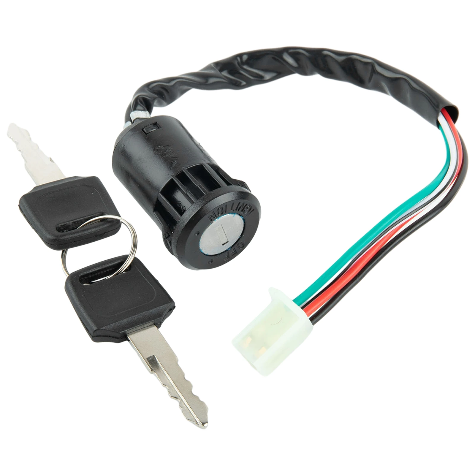 Motorcycle Ignition Barrel Switch Scooter 2 Key 4 Wire Black FOR Quad Dirt Bike For ATV Plastic Durable Lightweight
Motorcycle Ignition Barrel Switch Scooter 2 Key 4 Wire Black FOR Quad Dirt Bike For ATV Plastic Durable Lightweight