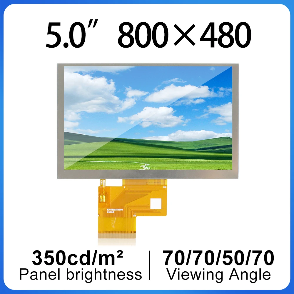 

5 inch lcd Pantalla LCD Original EJ050NA EJ050NA-01G , repuesto de pantalla de navegación GPS, 5 pulgadas, 800x480, 50 pines