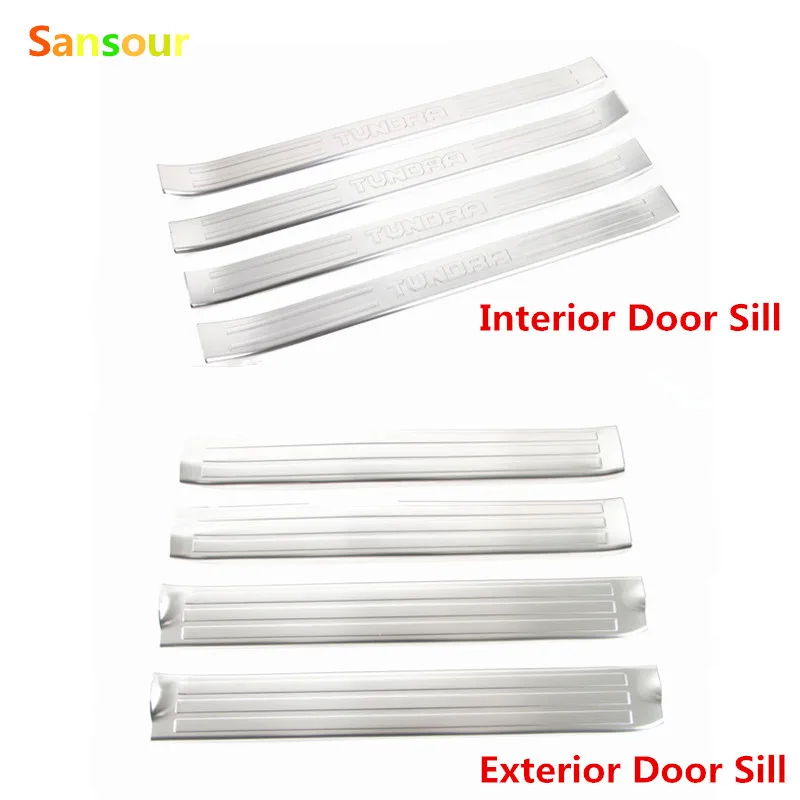 Sansour auto door sill protector strip for Toyota Tundra accessories 2007-2021 door sills scuff plate guards thresholds
Sansour auto door sill protector strip for Toyota Tundra accessories 2007-2021 door sills scuff plate guards thresholds