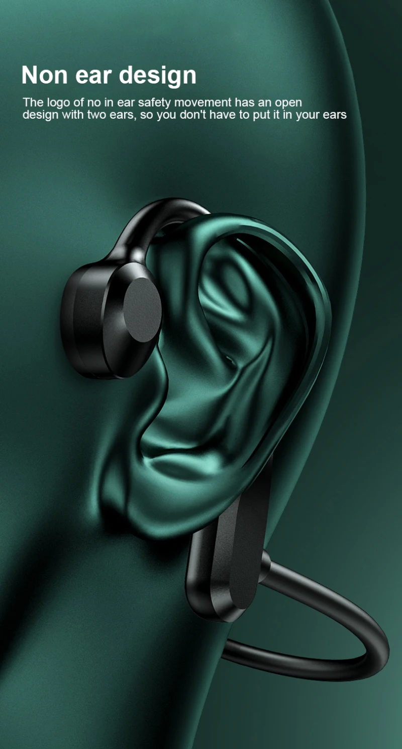 Generic New Real Bone Conduction Headphones Bluetooth 5.0 Wireless