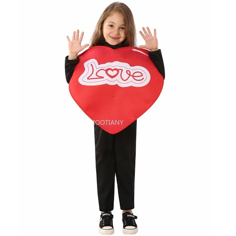 2024 Unisex Valentine's Day Cosplay Costume Carnival Love Heart Dress Up Jumpsuit Party Holiday Children's Performance Outfit
2024 Unisex Valentine's Day Cosplay Costume Carnival Love Heart Dress Up Jumpsuit Party Holiday Children's Performance Outfit