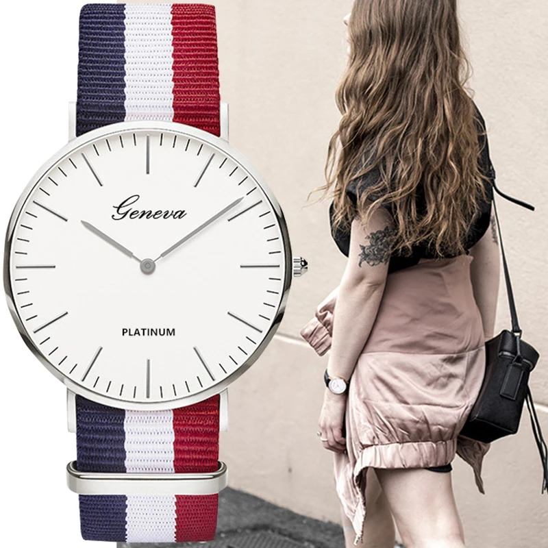 Fashion Women Watch Ultra Light Nylon Wristband Female Clock Sports Business Ladies Watch Simple Alloy Wristwatches Montre Femme
Fashion Women Watch Ultra Light Nylon Wristband Female Clock Sports Business Ladies Watch Simple Alloy Wristwatches Montre Femme