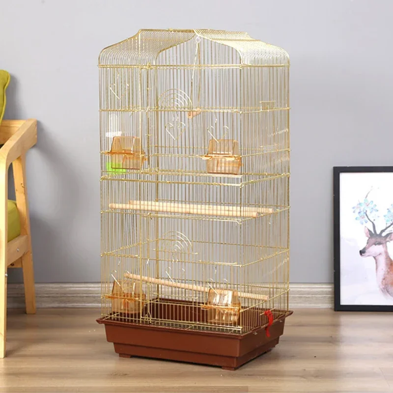 

Outdoor Pigeon Bird Cages Breeding Large Canary Budgie Stand Bird Cages Parrot Feeder Jaula Pajaros Grande Pet Products YY50BC