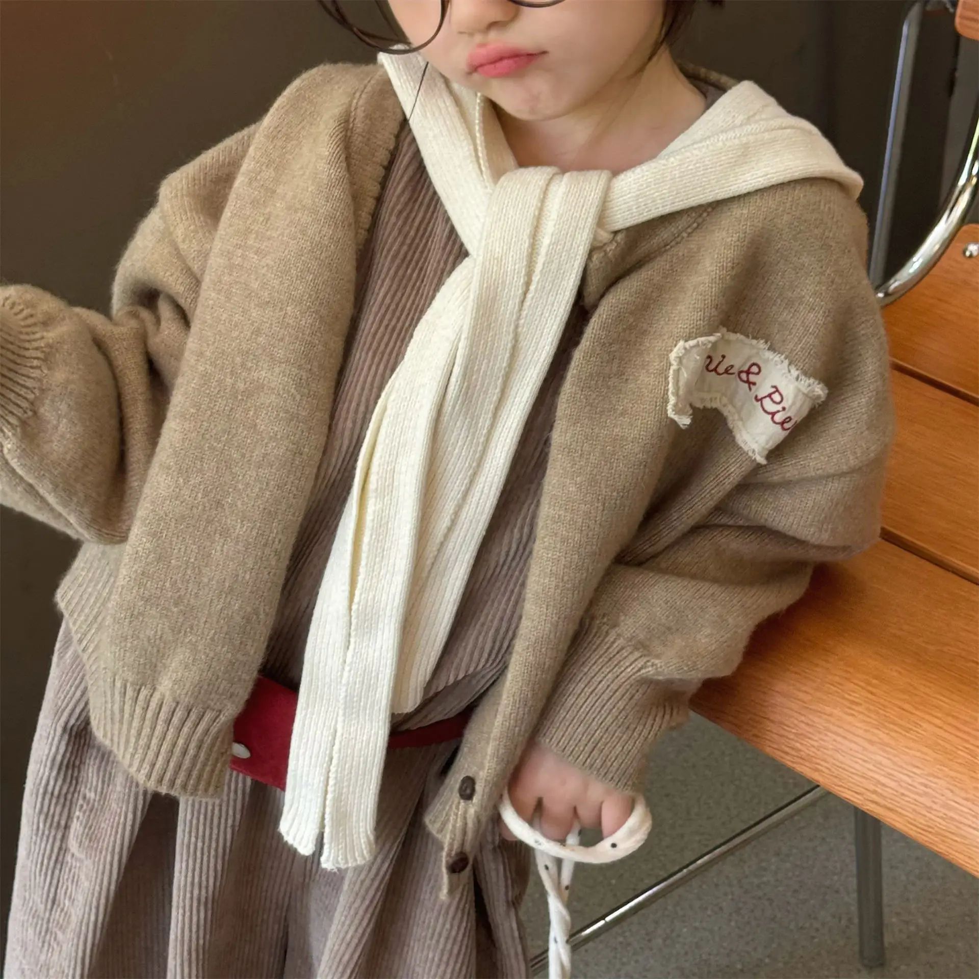 205 Autumn New Children Long Sleeve Knit Cardigan Fashion Girls Sweater Coat Kids Cotton Knitwear Jacket Baby Clothes 24 Saad4ea73b9104905a923f7b5837db362X