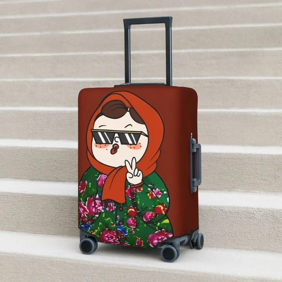 Fashion Girl Suitcase Cover Funny Expression Anime Business Protection Vacation Practical Luggage Supplies Christmas Gift
Fashion Girl Suitcase Cover Funny Expression Anime Business Protection Vacation Practical Luggage Supplies Christmas Gift