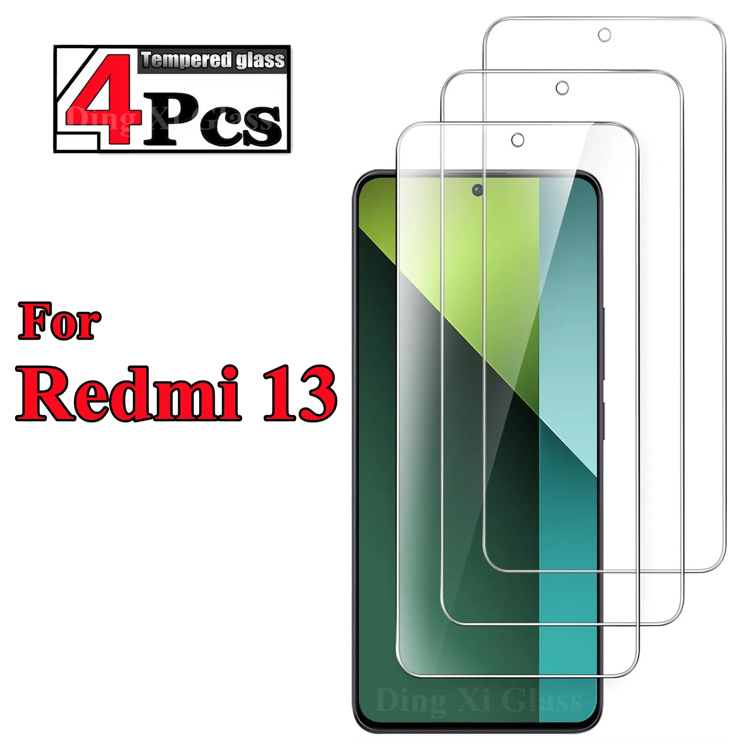 For Xiaomi Redmi 13 high-definition tempered film HD+high-quality tempered glass screen protector glass film
For Xiaomi Redmi 13 high-definition tempered film HD+high-quality tempered glass screen protector glass film