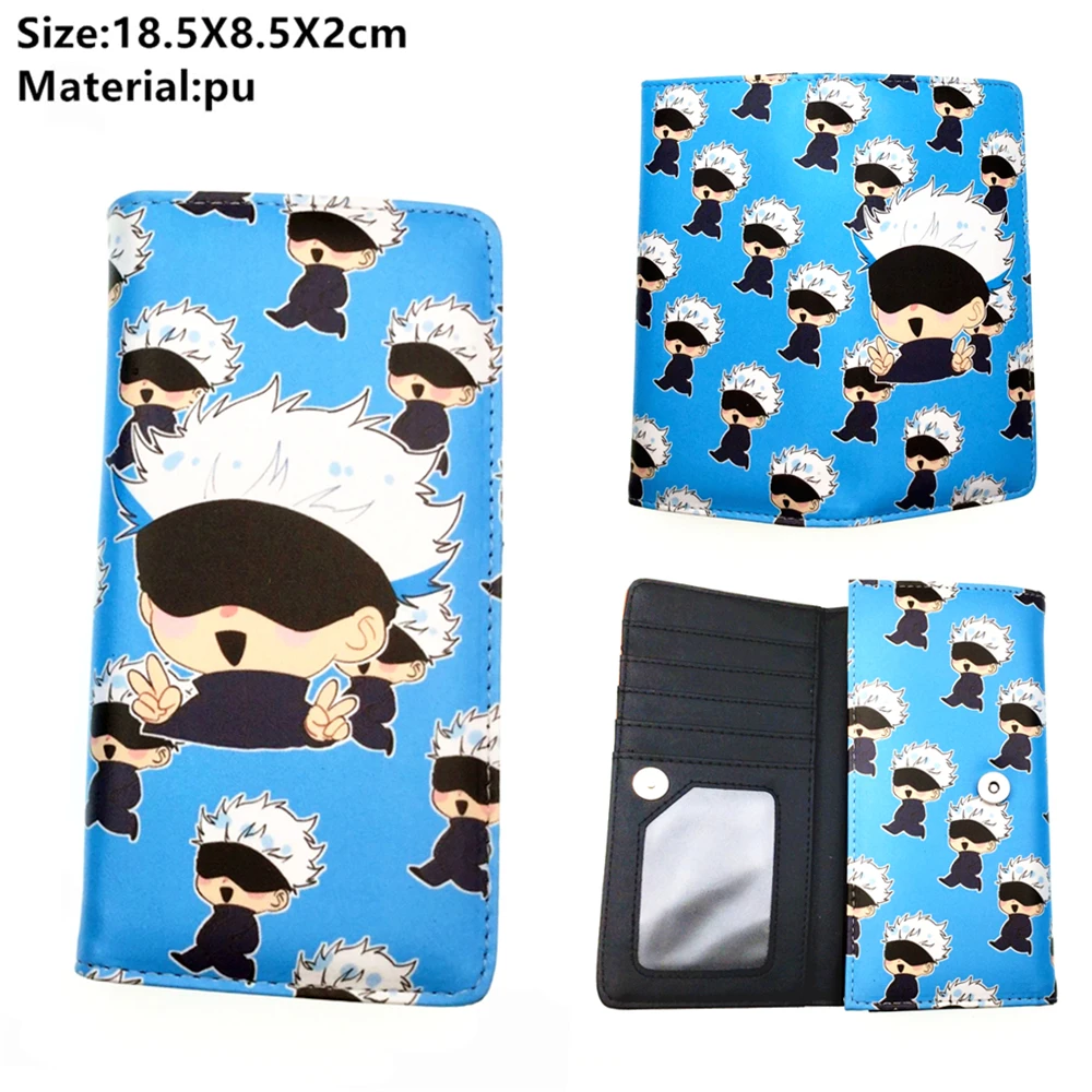 Jujutsu Kaisen Wallet Cartoon Gojo Satoru Itadori Yuji Short Long Wallets Purse High Quality PU Leather Anime Notecases
Jujutsu Kaisen Wallet Cartoon Gojo Satoru Itadori Yuji Short Long Wallets Purse High Quality PU Leather Anime Notecases