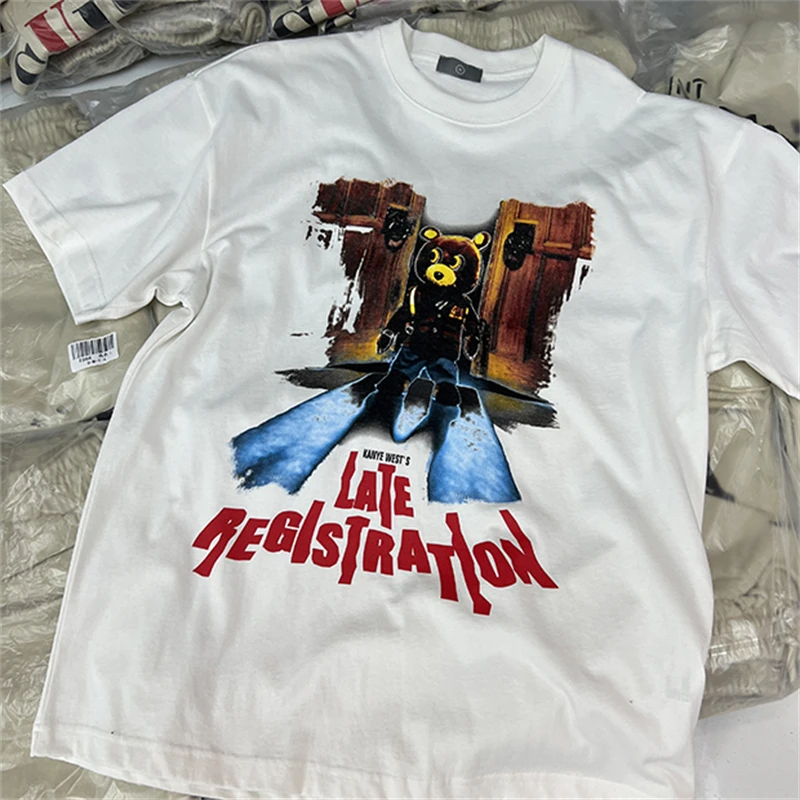 New 2023ss T-Shirt Men Women Best Quality Vintage Cartoon Bear Washed T Shirt Tops Tee Jaqueta
New 2023ss T-Shirt Men Women Best Quality Vintage Cartoon Bear Washed T Shirt Tops Tee Jaqueta