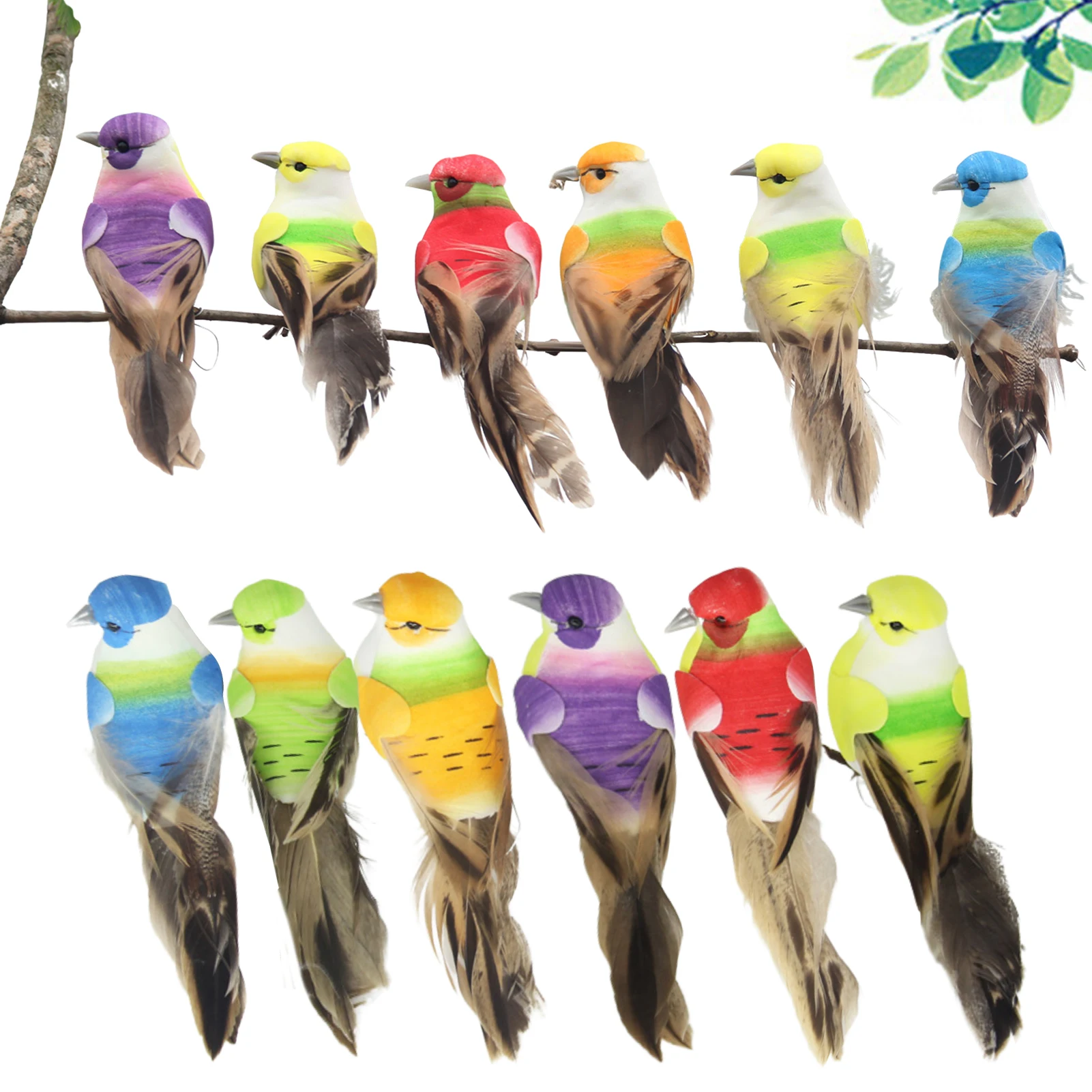Artificial Birds For Decoration Decorative Birds For Crafts Decorative Birds Mini Feather Birds Home Craft Ornaments Colorful
Artificial Birds For Decoration Decorative Birds For Crafts Decorative Birds Mini Feather Birds Home Craft Ornaments Colorful