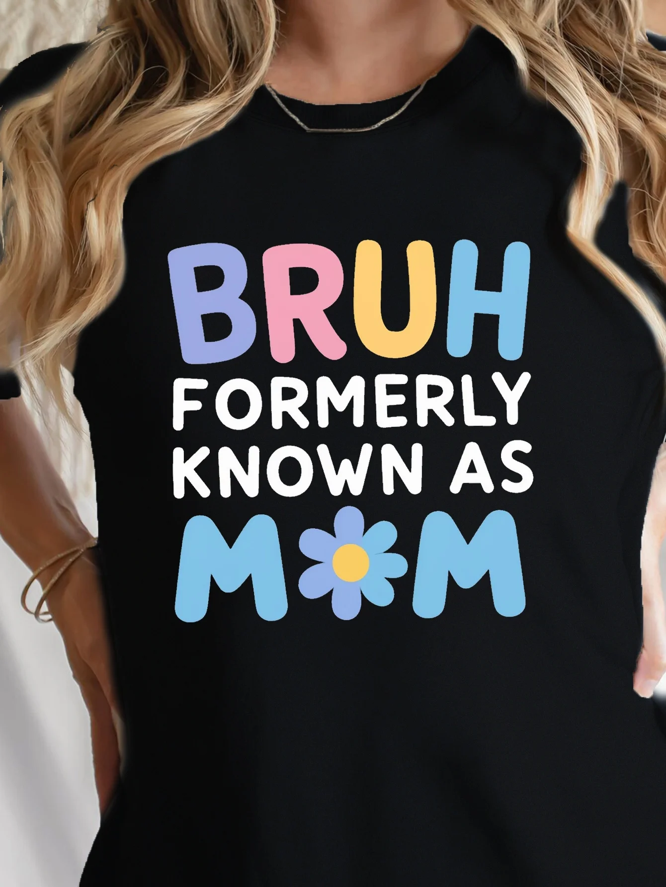 Groovy Mom Print Crew Neck T-Shirt, Casual Short Sleeve T-Shirt For Spring & Summer, Women's Clothing t shirt
Groovy Mom Print Crew Neck T-Shirt, Casual Short Sleeve T-Shirt For Spring & Summer, Women's Clothing t shirt