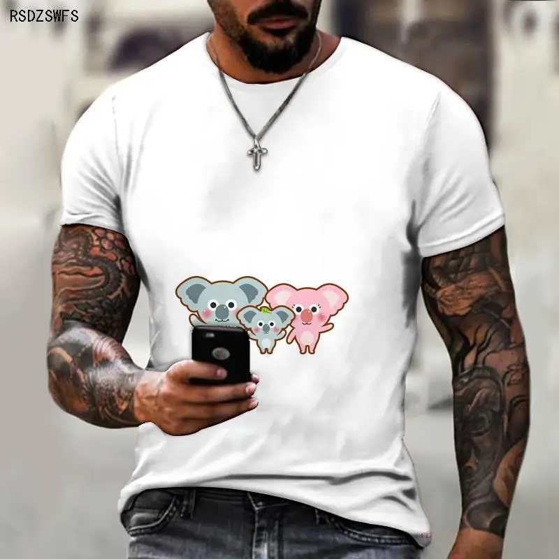 Cartoon animal 3D printing cute and interesting art 3D summer men and women oversized T-shirt 5XL o collar casual fashion street
Cartoon animal 3D printing cute and interesting art 3D summer men and women oversized T-shirt 5XL o collar casual fashion street
