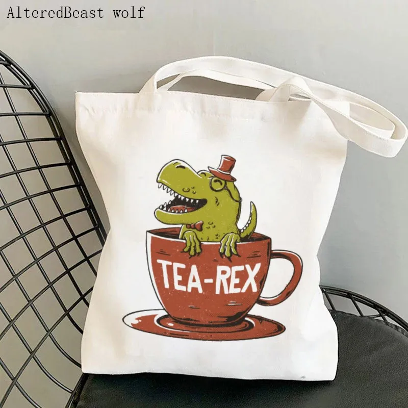 Women Shopper Tea Rex Printed Bag Harajuku women Shopping Bag Canvas Shopper Bag girl handbag Tote Bag Shoulder Lady Bag
Women Shopper Tea Rex Printed Bag Harajuku women Shopping Bag Canvas Shopper Bag girl handbag Tote Bag Shoulder Lady Bag