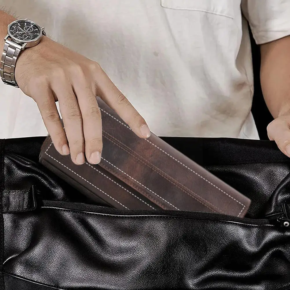 Watch Storage Box Luxurious Watch Travel Case Handmade Leather Watch Rolls Box For Man Travel WatchRoll Protection Organize E6W8
Watch Storage Box Luxurious Watch Travel Case Handmade Leather Watch Rolls Box For Man Travel WatchRoll Protection Organize E6W8