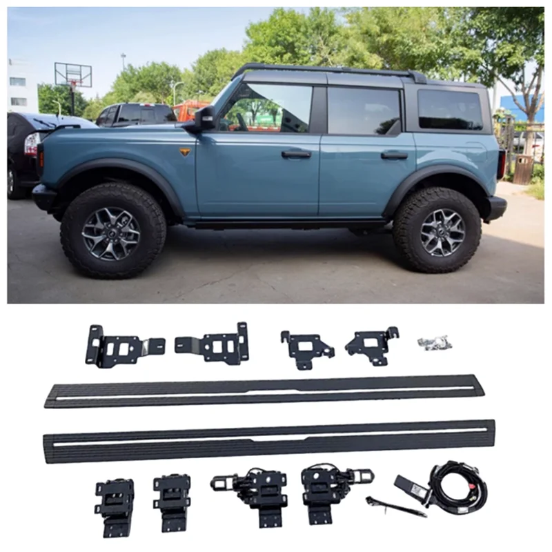 Подходят для Ford Bronco 2021 2022 2023 высококачественные электрические подножки боковые ступенчатые педали
Подходят для Ford Bronco 2021 2022 2023 высококачественные электрические подножки боковые ступенчатые педали