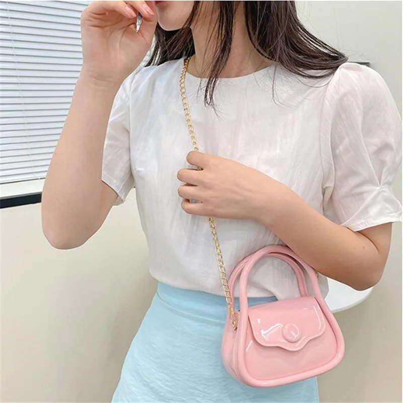 New Mini Jelly Handbag Girls Leather Crossbody Bag Fashionable Children Bag Cute Coin Pouch Party Bag One-shoulder Messenger Bag
New Mini Jelly Handbag Girls Leather Crossbody Bag Fashionable Children Bag Cute Coin Pouch Party Bag One-shoulder Messenger Bag