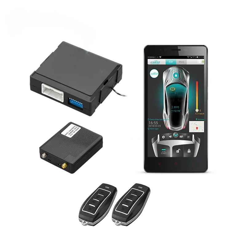 GPS/GSM/GPRS Smartphone APP two way Car Alarm working with aftermarket Remote Control
GPS/GSM/GPRS Smartphone APP two way Car Alarm working with aftermarket Remote Control