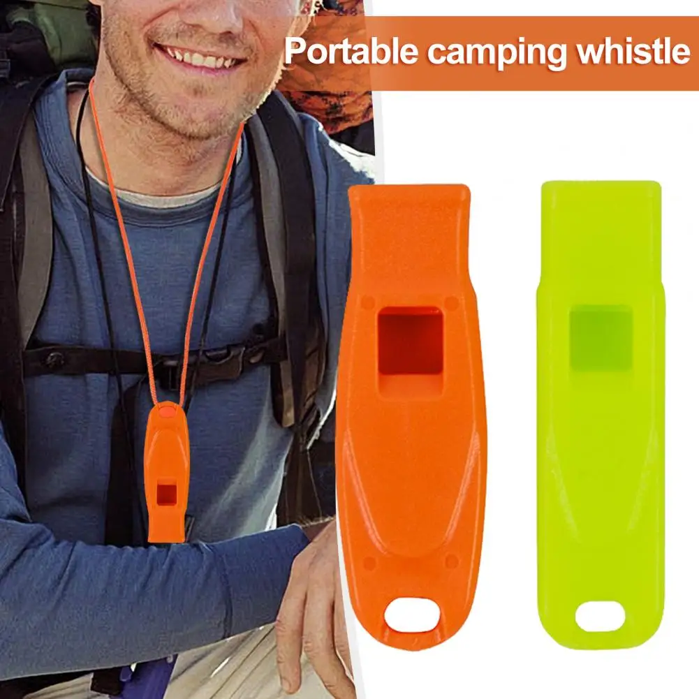 

10Pcs Emergency Whistle Lanyard Safety Whistle Loud Blast High Decibel Hiking Boating Hunting Survival Rescue Signaling Whistles