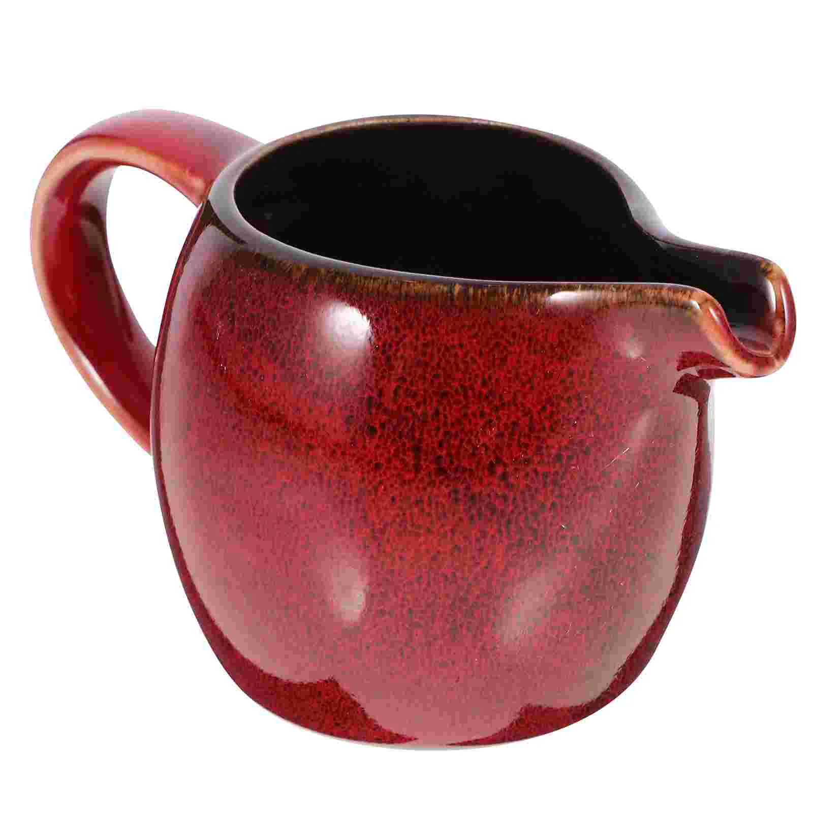 Ceramic Milk Cup Le Cercle Rouge Honey Pitcher European Style Red Color Creamer Ceramics Coffee Dispenser Shop Accessories
Ceramic Milk Cup Le Cercle Rouge Honey Pitcher European Style Red Color Creamer Ceramics Coffee Dispenser Shop Accessories