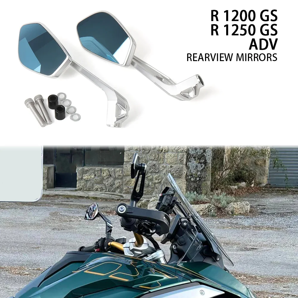 

Universial For BMW F750GS F850GS R1250GS R1200GS LC Adventure C400X C400GT S1000R Motorcycle Rearview Mirrors Side Mirror Kit