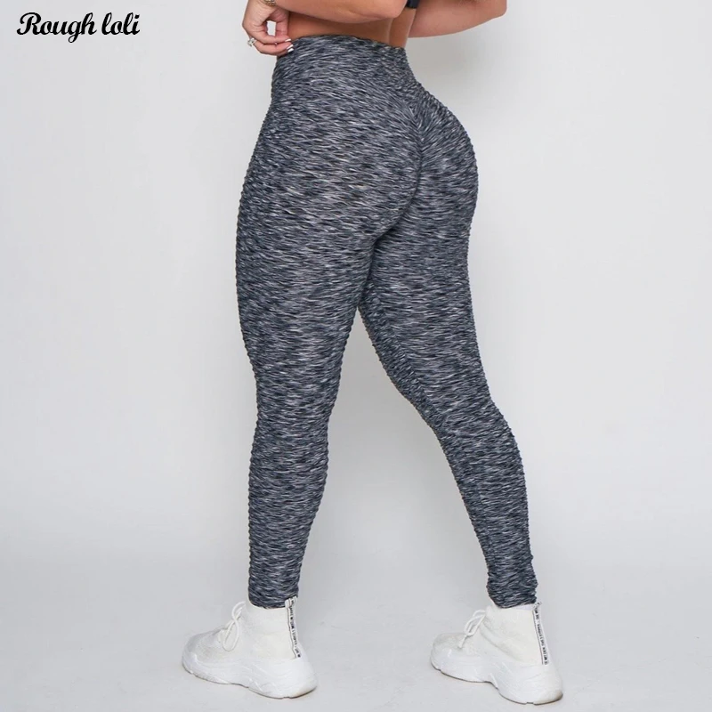 

Textured Heather Scrunch Butt Leggings For Women Gym Tights Sexy Booty Legging Fitness Yoga Pants Stretchy Sports Pants