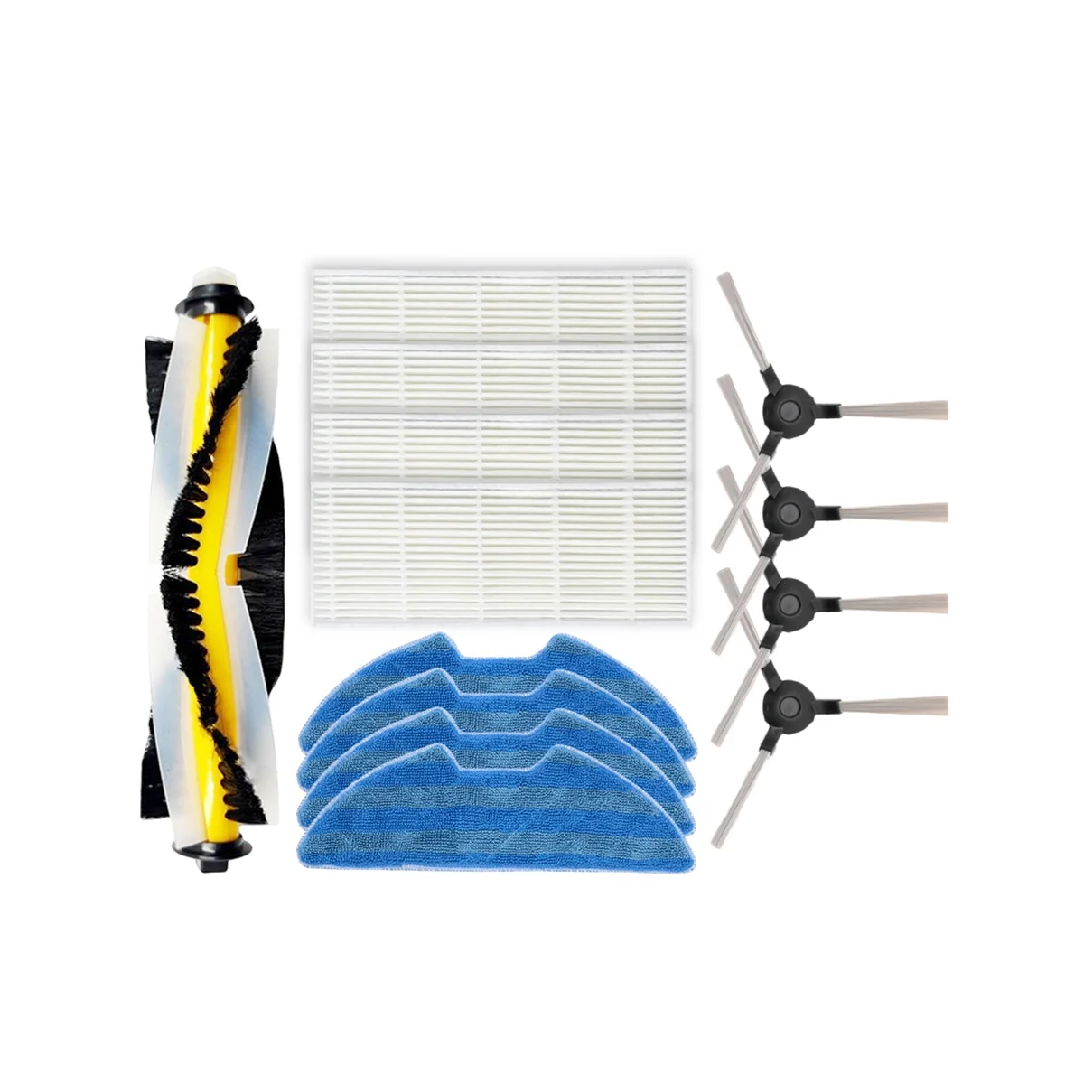 Запчасти для робота-пылесоса Lauben 26BB Pet / Symbo XBot 5 PRO, сменные детали, аксессуары, основная боковая щетка, фильтр НЕРА 
Запчасти для робота-пылесоса Lauben 26BB Pet / Symbo XBot 5 PRO, сменные детали, аксессуары, основная боковая щетка, фильтр НЕРА