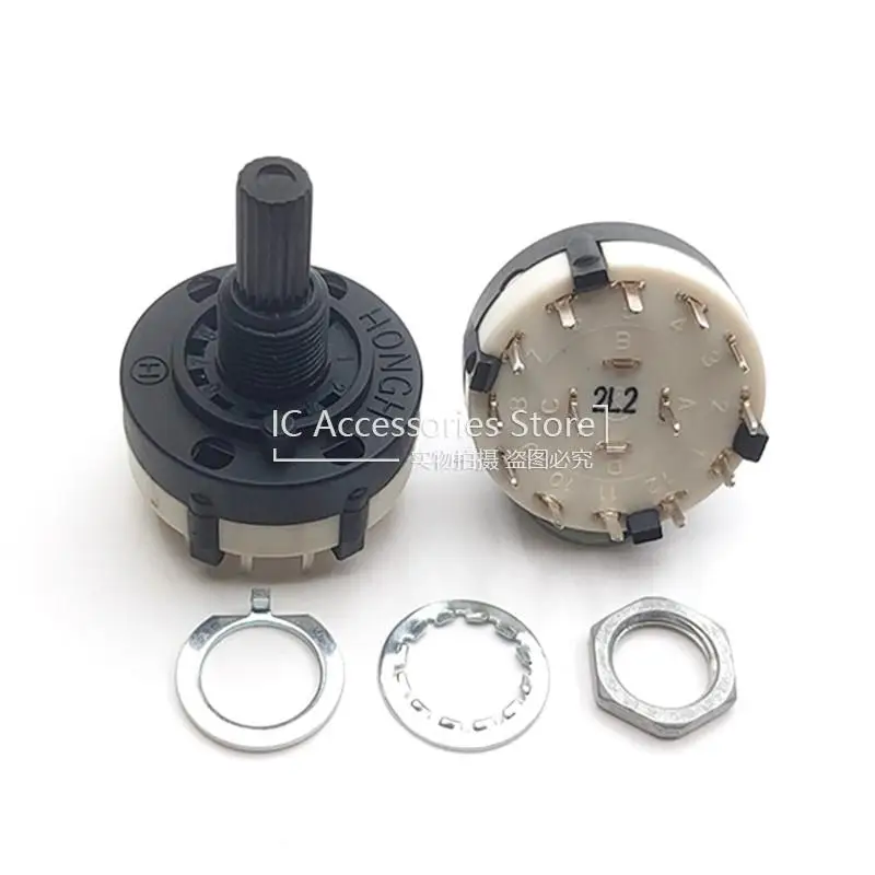 3PCS RS26MM Band Rotary Switch Full Plastic 2-Pole 6-Speed Gear Signal Switch Environmentally Friendly RS26 2 Pole 6 Position
3PCS RS26MM Band Rotary Switch Full Plastic 2-Pole 6-Speed Gear Signal Switch Environmentally Friendly RS26 2 Pole 6 Position
