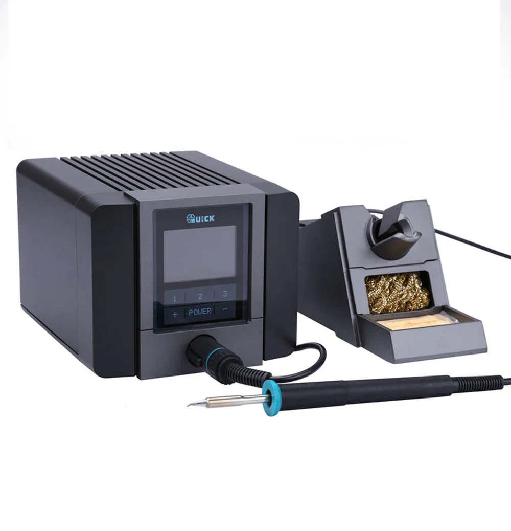 QUICK TS1200 High Quality Mobile Repair Machines Hot Air Soldering Station Intelligent Lead-free Soldering Station
QUICK TS1200 High Quality Mobile Repair Machines Hot Air Soldering Station Intelligent Lead-free Soldering Station