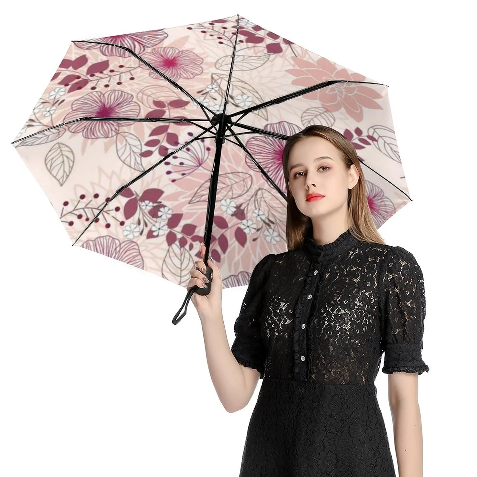 Automatic Umbrella Rain Sun Rain Anti Uv Windproof Beach Umbrella Girl Parasol Folding Parasol Umbrellas Rain Women Portable33
Automatic Umbrella Rain Sun Rain Anti Uv Windproof Beach Umbrella Girl Parasol Folding Parasol Umbrellas Rain Women Portable33