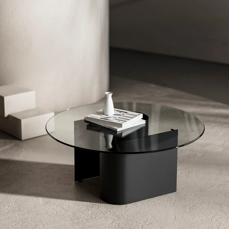 Tempered Glass Coffee Table Minimalist Wrought Iron Creative Lines Small Apartment Simple Tea Table
Tempered Glass Coffee Table Minimalist Wrought Iron Creative Lines Small Apartment Simple Tea Table