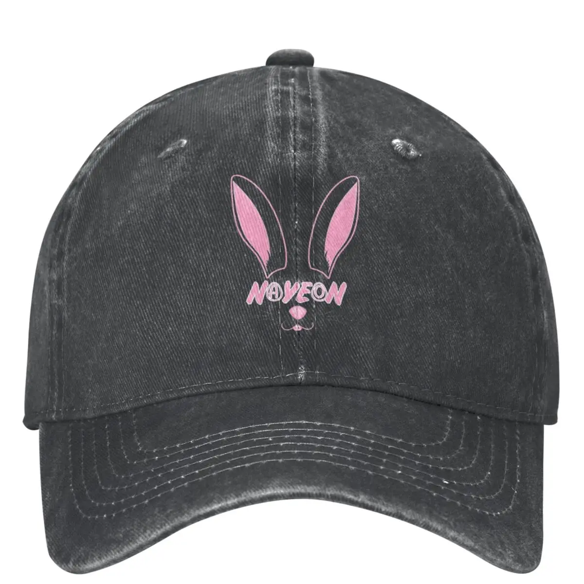 

Twice Nayeon Rabbit Kpop Accessories Unisex Baseball Cap Distressed Cotton Hats Cap Fashion Outdoor Workouts Sun Cap
