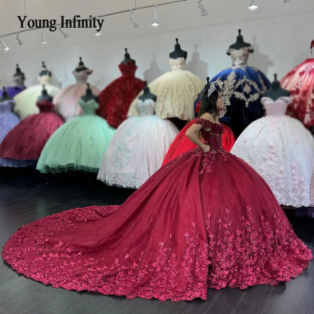 Burgundy Quinceanera Dresses 2024 Sweet 15 16 Birthday Party Gown Vestidos Para XV Off Shoulder Princess Long Train Miss Pageant
Burgundy Quinceanera Dresses 2024 Sweet 15 16 Birthday Party Gown Vestidos Para XV Off Shoulder Princess Long Train Miss Pageant