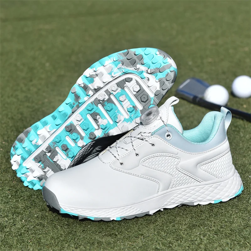 

Туфли для гольфа мужские водонепроницаемые дышащие кроссовки для гольфа женские прогулочные тренировочные туфли для гольфа Повседневная Нескользящая спортивная обувь для гольфов
