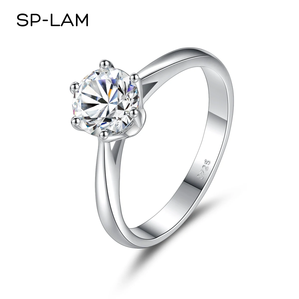 Classic Moissanite Wedding Ring Sterling Silver 925 Elegant Simple Engagement Bridal 1CT Diamond Finger Rings Women Gift
Classic Moissanite Wedding Ring Sterling Silver 925 Elegant Simple Engagement Bridal 1CT Diamond Finger Rings Women Gift
