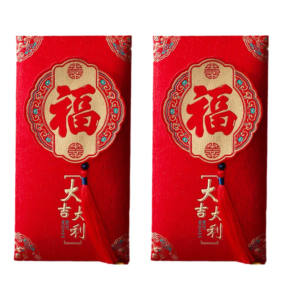 

Symbolize Prosperity and Success with this New Year Red Envelope Bag Dragon Themed Design Crafted from Premium Cardboard