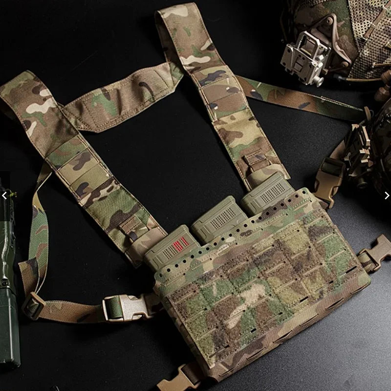 

MOLLE MK5 Chest Rig SS MKV Micro Fight Chassis Placard Hook Loop Airsoft Magazine Pouch Tactical Plate Carrier Vest Equipment