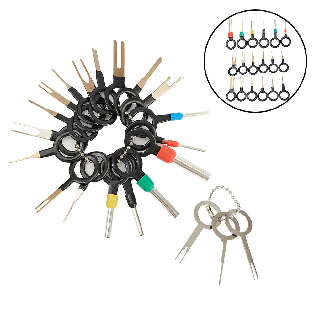 Kit Terminal Remover Tools Mechanical Terminal Tools Home Puller Repair Replacement Universal Wiring 21Pcs Car
Kit Terminal Remover Tools Mechanical Terminal Tools Home Puller Repair Replacement Universal Wiring 21Pcs Car