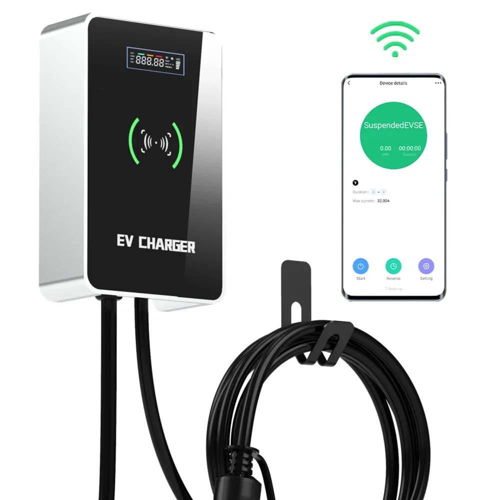 Бизнес Ocpp Wifi смарт приложение Iec 62196 Тип 2 7 кВт 11 кВт 22 кВт 16 А 32 А AC зарядная станция для электромобилей Wallbox Ev зарядное устройство
Бизнес Ocpp Wifi смарт приложение Iec 62196 Тип 2 7 кВт 11 кВт 22 кВт 16 А 32 А AC зарядная станция для электромобилей Wallbox Ev зарядное устройство