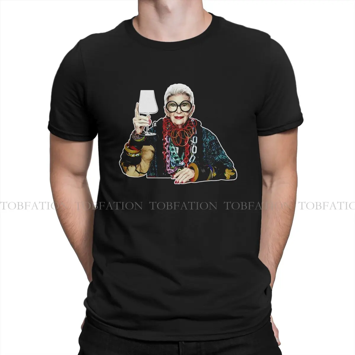 Забавная мультяшная Мужская футболка Iris Apfel с круглым вырезом и коротким рукавом 100% хлопок футболка забавная идея для подарка высшего качества
Забавная мультяшная Мужская футболка Iris Apfel с круглым вырезом и коротким рукавом 100% хлопок футболка забавная идея для подарка высшего качества