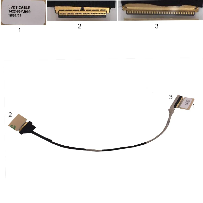 

New Laptop Cable For ASUS U31 U31SD U31JG U31S U31JC U31IG X35S X35J PN:1422-00YJ000 Laptop LCD LED Video LVDS Flex