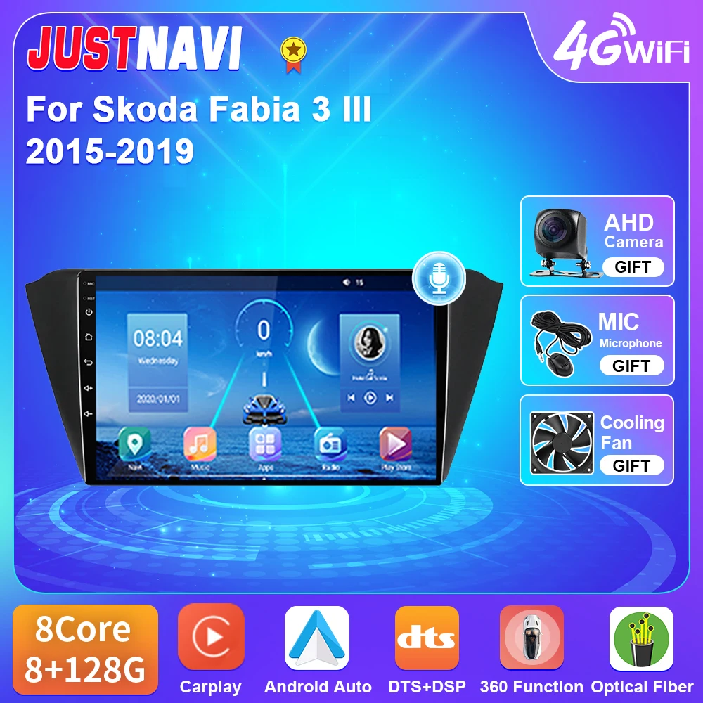 JUSTNAVI For Skoda Fabia 3 III 2015 - 2019 Car Radio Multimedia Video Player Navigation 4G WIFI BT GPS 2 Din No DVD Android 10
JUSTNAVI For Skoda Fabia 3 III 2015 - 2019 Car Radio Multimedia Video Player Navigation 4G WIFI BT GPS 2 Din No DVD Android 10