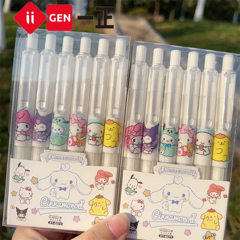 Ручка Sanrio унисекс с насадкой, 0,5 мм, 6 шт.
Ручка Sanrio унисекс с насадкой, 0,5 мм, 6 шт.