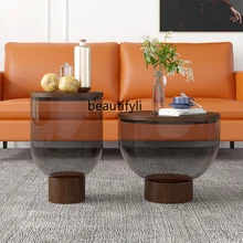 GY Customized Ins Combination Designer Coffee Table Size Circle and Creative Side Table Colored Glass Bowl Coffee Table
GY Customized Ins Combination Designer Coffee Table Size Circle and Creative Side Table Colored Glass Bowl Coffee Table