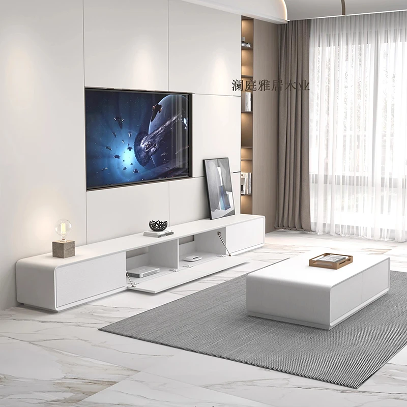 

Modern Nordic Tv Table Living Room Coffee Table Set Display Tv Stands Entertainment Center Support Tv Sur Pied Italian Furniture