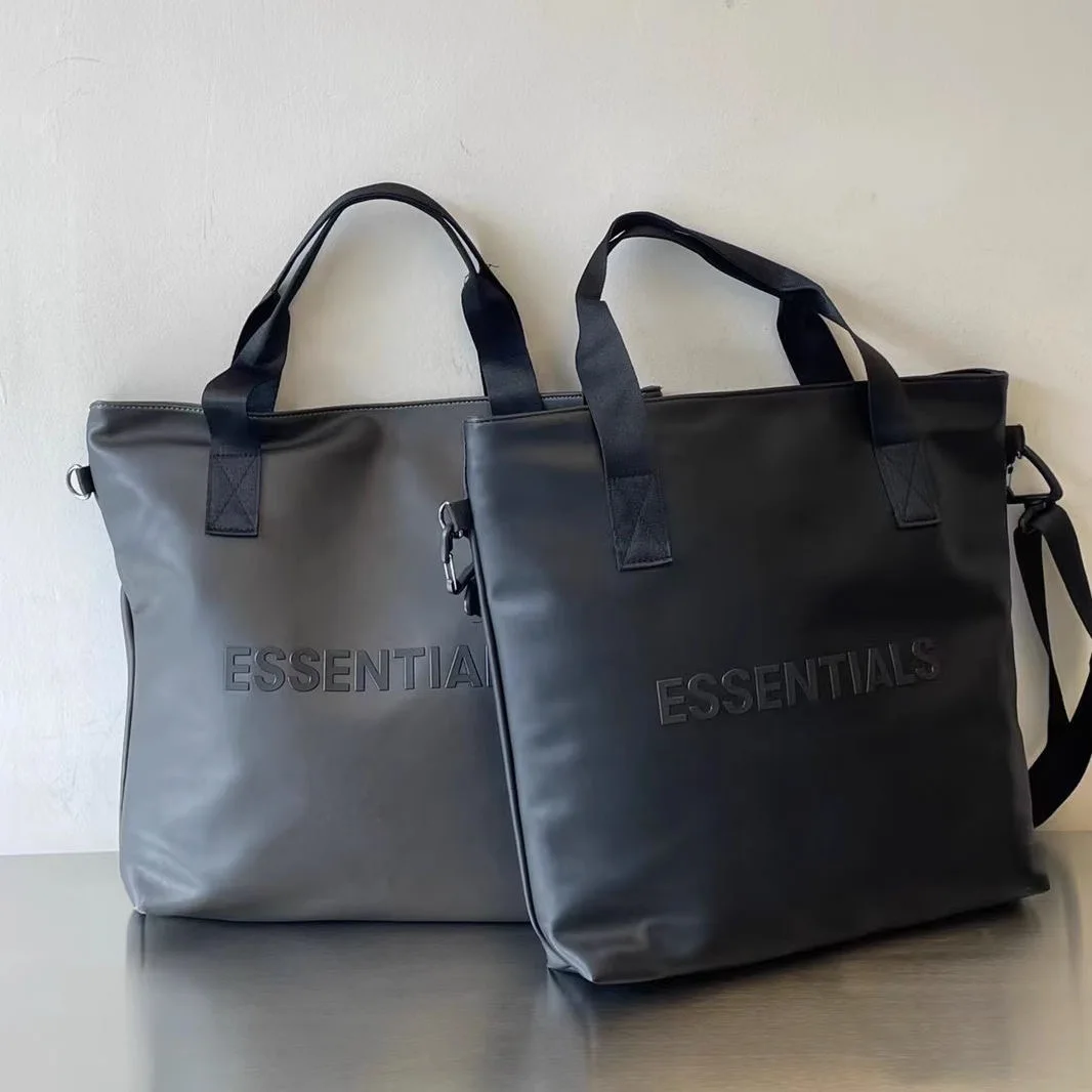 ESSENTIALS High Quality Men Big Casual Tote Bag Female Handbag Office PU Leather Women Shopping Bags Luxury Large Capacity Bags
ESSENTIALS High Quality Men Big Casual Tote Bag Female Handbag Office PU Leather Women Shopping Bags Luxury Large Capacity Bags