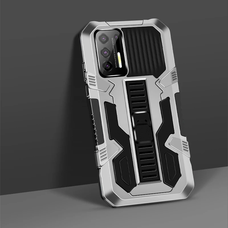 

Shockproof Rugged Armor Kickstand Phone Case For Motorola Moto One Fusion E5 E6S E 2020 E7 Plus TPU Bumper Protective Cover Capa
