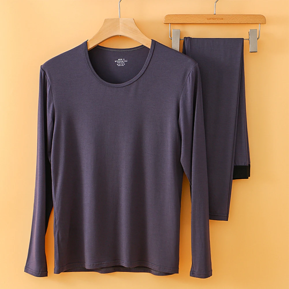 Autumn Men Thermal Long Johns Set Underwear Ultra Thin Long Sleeve O-neck Tops Pants 2pcs/set Sleepwear
Autumn Men Thermal Long Johns Set Underwear Ultra Thin Long Sleeve O-neck Tops Pants 2pcs/set Sleepwear