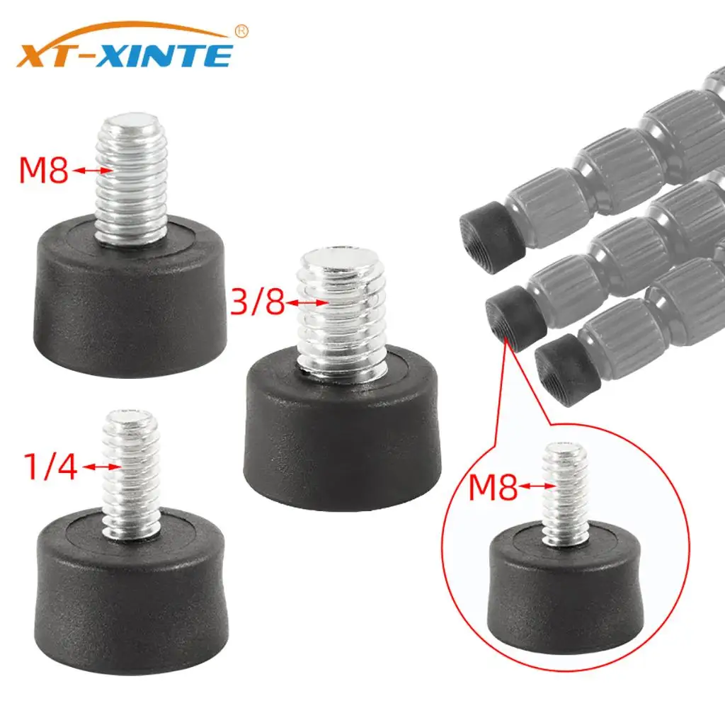 3Pcs/lot 1/4 3/8 M8 Screw Monopod Foot Pad Tripod Spike Feet Stand Mount Quick Release Camera Adapter Photo Studio Accessories
3Pcs/lot 1/4 3/8 M8 Screw Monopod Foot Pad Tripod Spike Feet Stand Mount Quick Release Camera Adapter Photo Studio Accessories