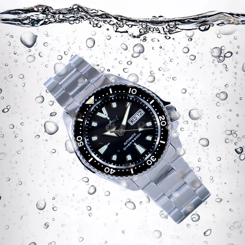 

Heimdallr SKX007 NH36 Watches Automatic Sapphire 41mm Bussiness Stainless Steel Luminous 20Bar Diving Mens Mechanical Watch